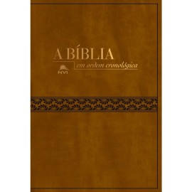 Biblia Em Ordem Cronologica Luxo Marrom
