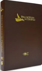 B�blia do Disc�pulo - Luxo Marrom