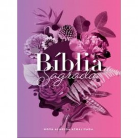 Biblia Naa Buque Roxo Letra normal Capa Dura