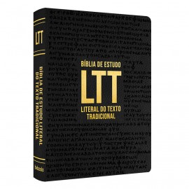 B�blia De Estudo LTT Capa Preta  Luxo