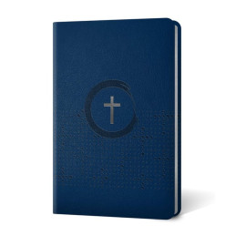 B�blia Nvi Slim Pu Econ�mica Azul Luxo