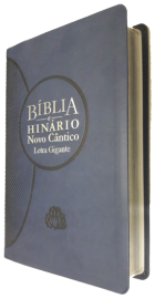 Bblia e Hinrio Novo Cntico Letra Gigante c. macia Azul