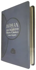 B�blia e Hin�rio Novo C�ntico Letra Gigante c. macia Azul