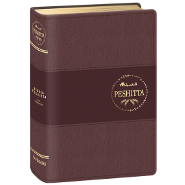Bíblia  Peshitta vinho luxo