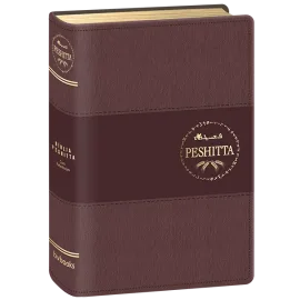 B�blia  Peshitta vinho luxo