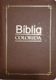 Bíblia Colorida Pequena- Marrom texto alfalit