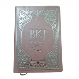 Bblia BKJ 1611 Letra Extra Gigante Luxo Capa Rosa