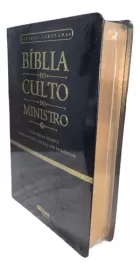 Bblia Do Culto Do Ministro Preta -Extra Gigante Edio Limitada
