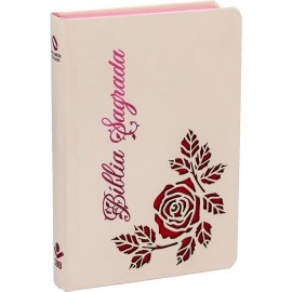 Bblia - Capa Flor kiltoplast Rosa