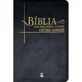 Bíblia Para Pregadores e Líderes Geziel Gomes ARC Luxo Preta