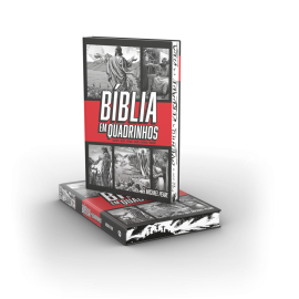 B�blia em Quadrinhos - capa dura - Vermelha
