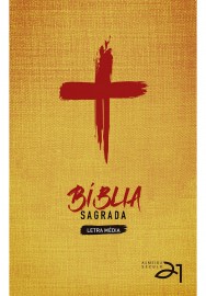 B�blia Almeida S�culo 21 capa dura - Cruz de Cristo com refer�ncias cruzadas