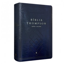 B�blia Thompson AEC Letra Grande luxo azul