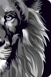 B�blia Nvt 960 Lion Colors Black & White