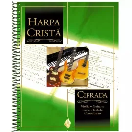 Harpa Crista Cifrada Verde Grande Capa Dura