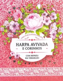 Hin�rio Capa Dura Letra Gigante Capa  Ffloral Rosa