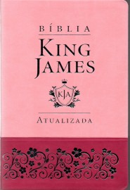 Biblia King James Slim Luxo Rosa Pink