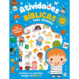 Livro Adesivos Atividades B�blicas para Meninos