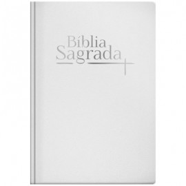 B�blia Sagrada NVI Letra Normal Capa Luxo Branca