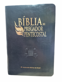 Biblia Do Pregador Pentecostal Média Preta Com Indice