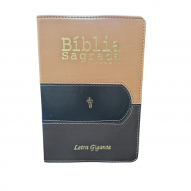 Biblia Letra Gigante Ntlh Luxo Tricolor com indice sbb