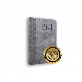 Biblia King James Slim Fina Premium Cinza 1611 Bkj