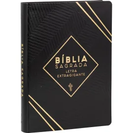 B�blia Luxo ntlh Letra Extragigante Preta Com Indice