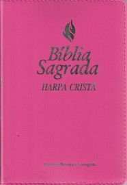 Bíblia Ultrafina luxo com Harpa Cristã encadernada Cpad