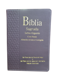 Bblia Letra Gigante Luxo Com harpa Full Collor CPP