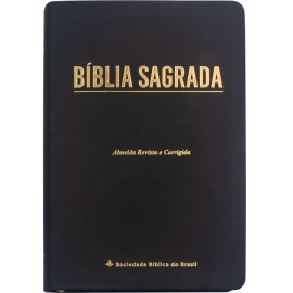 B�blia ARC - Letra Gigante- Linha Ouro Luxo Preta