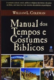 Manual dos tempos e costumes bblicos Capa comum