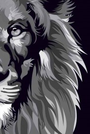B�blia Nvt 960 Lion Colors Black & White L. branco