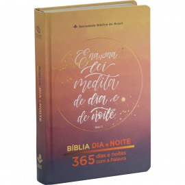 Bblia Dia e Noite  365 Dias - Capa Dura Degrade