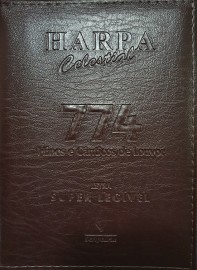 Harpa 774 Luxo Grande - Letra Hiper Gigante Marrom Escuro