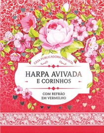 Harpa Avivada e Corinhos pequena Brochura Floral Rosa