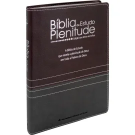B�blia de Estudo Plenitude ARC Luxo Bicolor