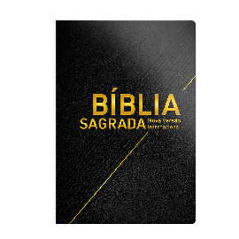 B�blia NVI Gigante Luxo Preta