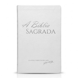 B�blia Sagrada Acf Slim Luxo BrancoLuxo