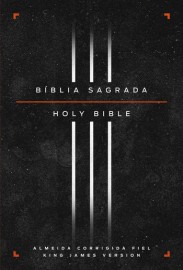 B�blia Bil�ngue, Portugu�s/Ingl�s, ACF/KJV, Capa Dura, Leitura Perfeita