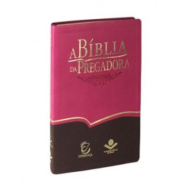 Biblia Da Pregadora Grande  Ra Pink E Marrom 