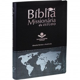 Biblia Missionaria De Estudo Azul Ra
