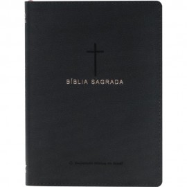 B�blia NAA Ultra Slim Luxo Preta