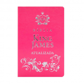 Biblia King James Slim RA Luxo Rosa Claro