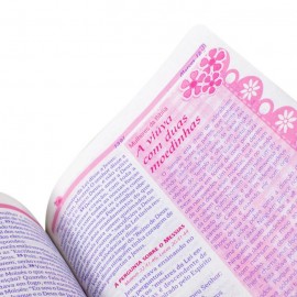 Bblia Luxo NTLH  Entre Meninas e Deus 2 Bicolor