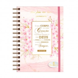 Planner Permanente Po Dirio Meu Plano Com Deus Minha Herana