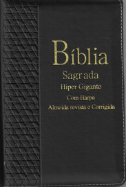 Biblia Hiper Gigante Com Harpa Ziper Estrela Cpp