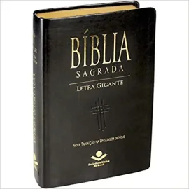B�blia Letra Gigante Ntlh Luxo Preto Nobre