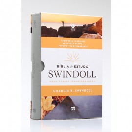 Biblia De Estudo Swindoll Nvt Cinza