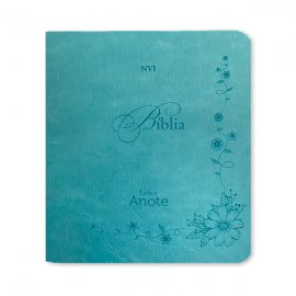 B�blia NVI � Leia e Anote � Luxo Azul