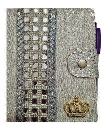 Biblia Pedraria Tijolinho Letra Grande Com Harpa Prata